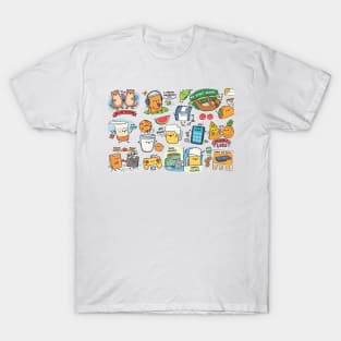 Funny Hand Drawn Doodles For KIDS T-Shirt